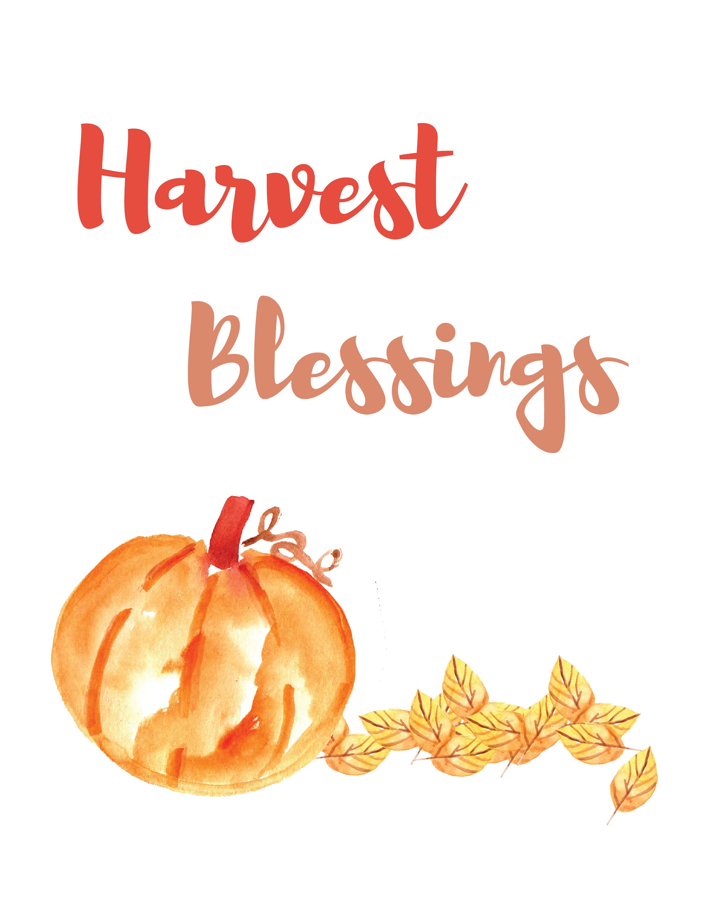 Harvest Blessings