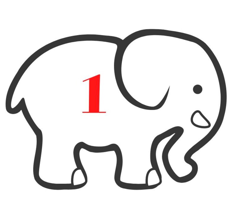 White Elephant Gift Exchange Number Cards Printable Instant Digital Download, White Elephant Game, White Elephant Party, Holiday Party Game image 4