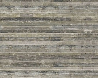 Tim Holtz – Yuletide – Algodón acolchado Birch Planks de FreeSpirit – Se vende cortado a medida