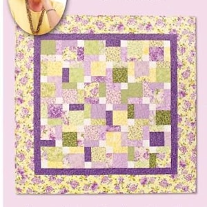 Tossed Nine-Patch quilt pattern by Eleanor Burns with Quilt in a Day