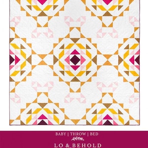 Vintage Lace quilt pattern by Brittany Lloyd of Lo & Behold Stitchery