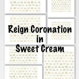 Ruby Star Society - Reign Coronation fabric in Sweet Cream by Rashida Coleman Hale from Moda