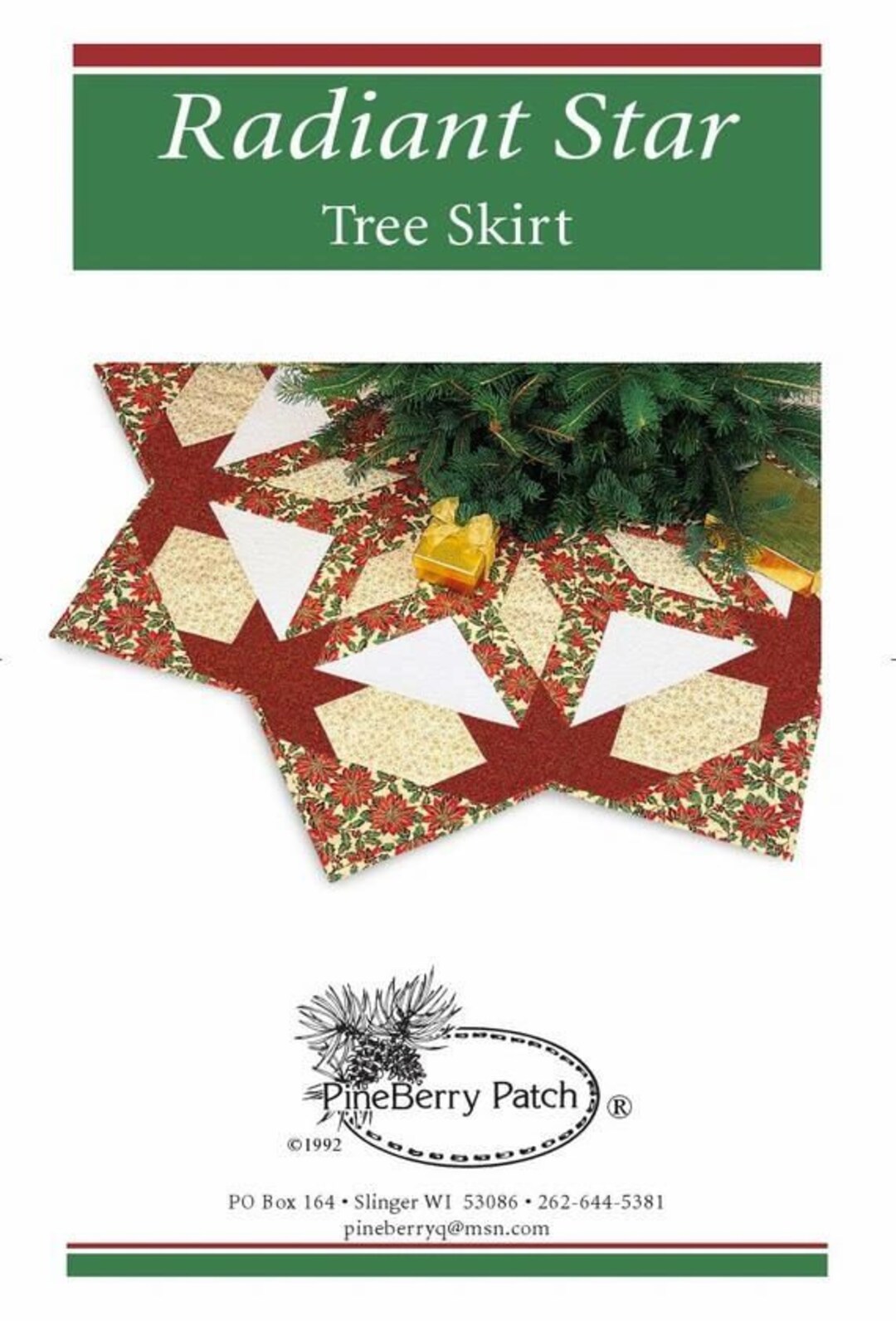 Radiant Star Tree Skirt Pattern Etsy