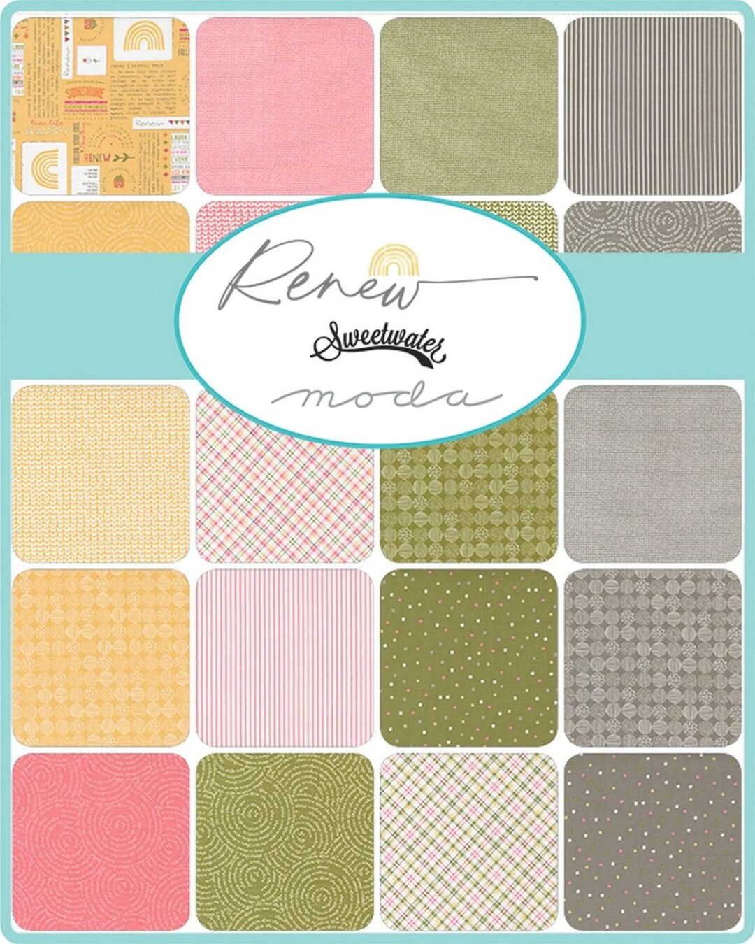 Renew – Mini Charm Pack by Sweetwater for Moda - Etsy