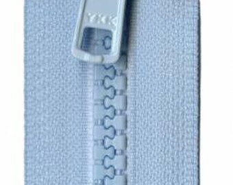 YKK - Cremallera separadora Mini Vislon 10" azul bebé