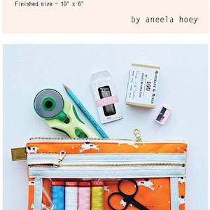 Twice As Nice Pouch Pattern by Aneela Hoey