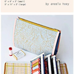 Booklet Pouch pattern by Aneela Hoey from Moda