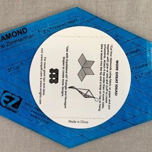 EZ Quilting 45 degree Diamond Ruler – 5" Width