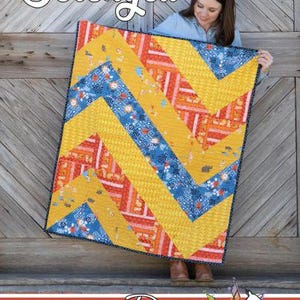 Serengeti quilt pattern by Running Doe Quilts for Villa Rosa Designs