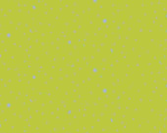 Tula Pink - Colores auténticos - Tela Space Sprinkles en color Lightning Bug