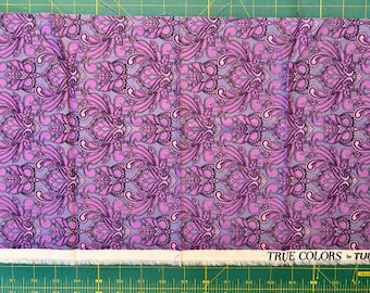 Tula Pink - True Colors original - Mini búho en orquídea, octavo gordo