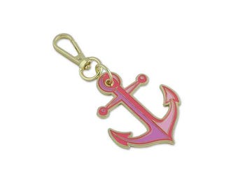 Tula Pink and Sallie Tomato - Floral Reef - Anchors Aweigh Coralline Bag Charm - PREORDER