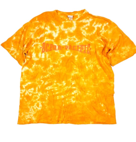Vintage 90s Ocean Pacific Tie Dye Surf T-shirt (XL) - Etsy