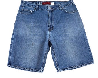 Vtg 90s Levi's Silver Tab Baggy Denim Jorts / Size 36 - Etsy