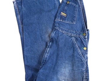 Vintage Sears Tradewear Union Made Denim Overalls 30x30 USA