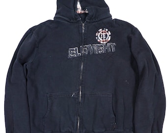 Vintage 00s Zero Skateboards Zip Hoodie Skateboarding Streetwear