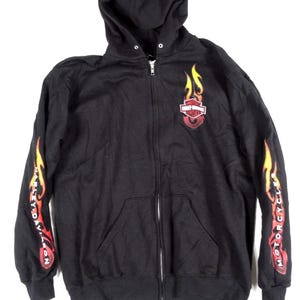Harley Davidson Flames Sweatshirt - Etsy