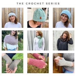 CROCHET PATTERN /Crochet Accessory eBook / 9 Cosy Winter Crochet Patterns / Quick crochet accessories PDF pattern