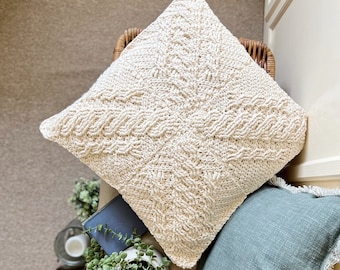 CROCHET PATTERN/ Boho Crochet Pillow Pattern / Crochet Pillow Cover / Crochet Wall Hanging / Crochet Wall Art Pattern