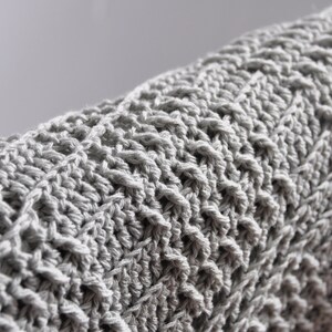 CROCHET PATTERN/Silver Squares Blanket Instant Download PDF Crochet Pattern Textured Baby Blanket image 2