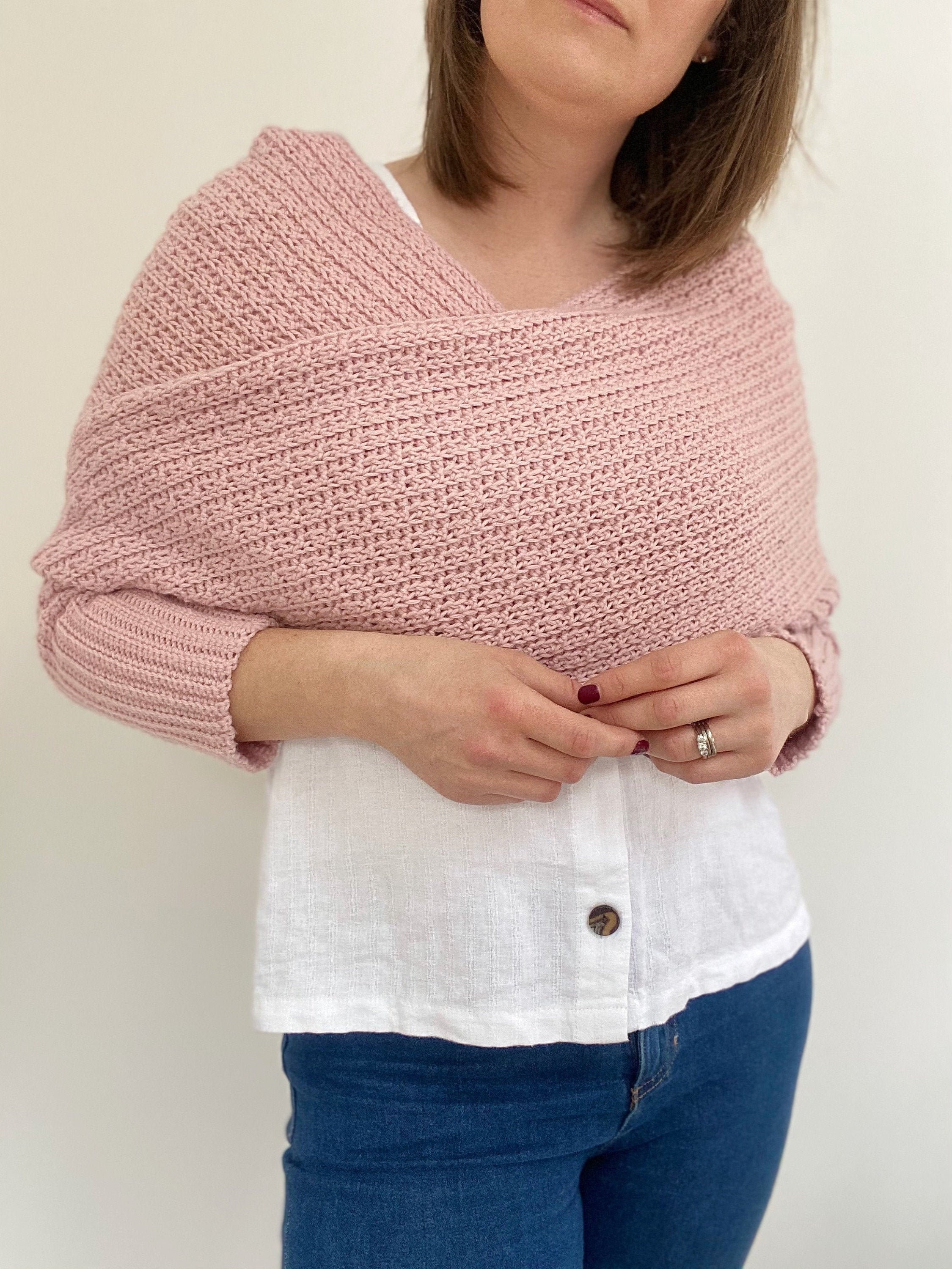 Eleanor Sweater Scarf / Crochet Scarf With Sleeves / Crochet Etsy UK