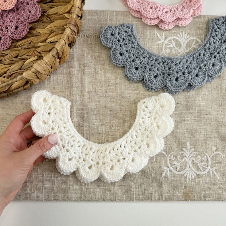 Crochet Collar Pattern Peter Pan Collar Crochet Pattern Instant PDF Download image 8