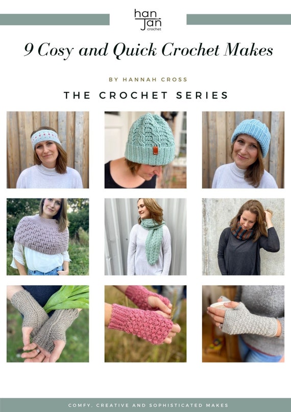 CROCHET PATTERN /Crochet Accessory eBook / 9 Cosy Winter Crochet Patterns / Quick crochet accessories PDF pattern