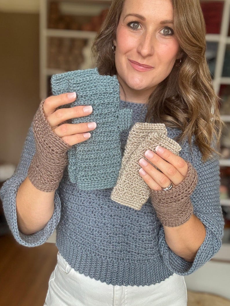 crochet mitt pattern