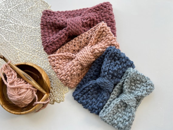 CROCHET PATTERN & VIDEO/ Easy Chunky Crochet Headband  display picture 2