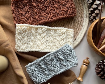CROCHET PATTERN & VIDEO Henrietta Cable Crochet Headband | Easy Handmade Ear Warmer | Baby to Adult Sizes | Instant Download Pdf by HanJan
