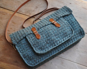 CROCHET PATTERN / Quotidian Crochet Satchel - Beginner Crochet Bag -  Instant Download PDF Crochet Pattern