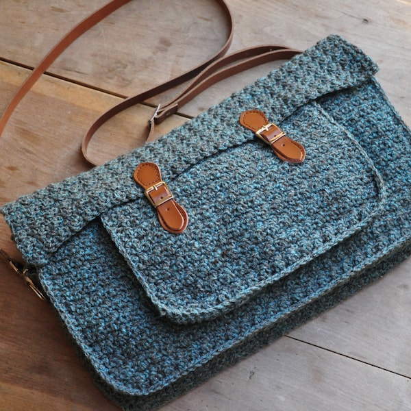 CROCHET PATTERN / Quotidian Crochet Satchel - Beginner Crochet Bag -  Instant Download PDF Crochet Pattern