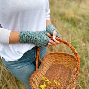 fingerless glove crochet pattern