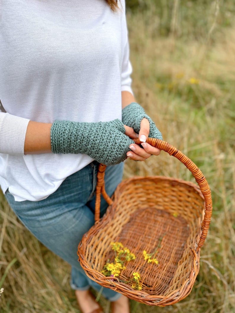 fingerless glove crochet pattern