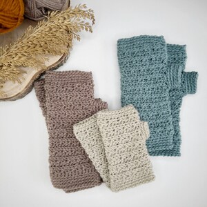 crochet fingerless gloves