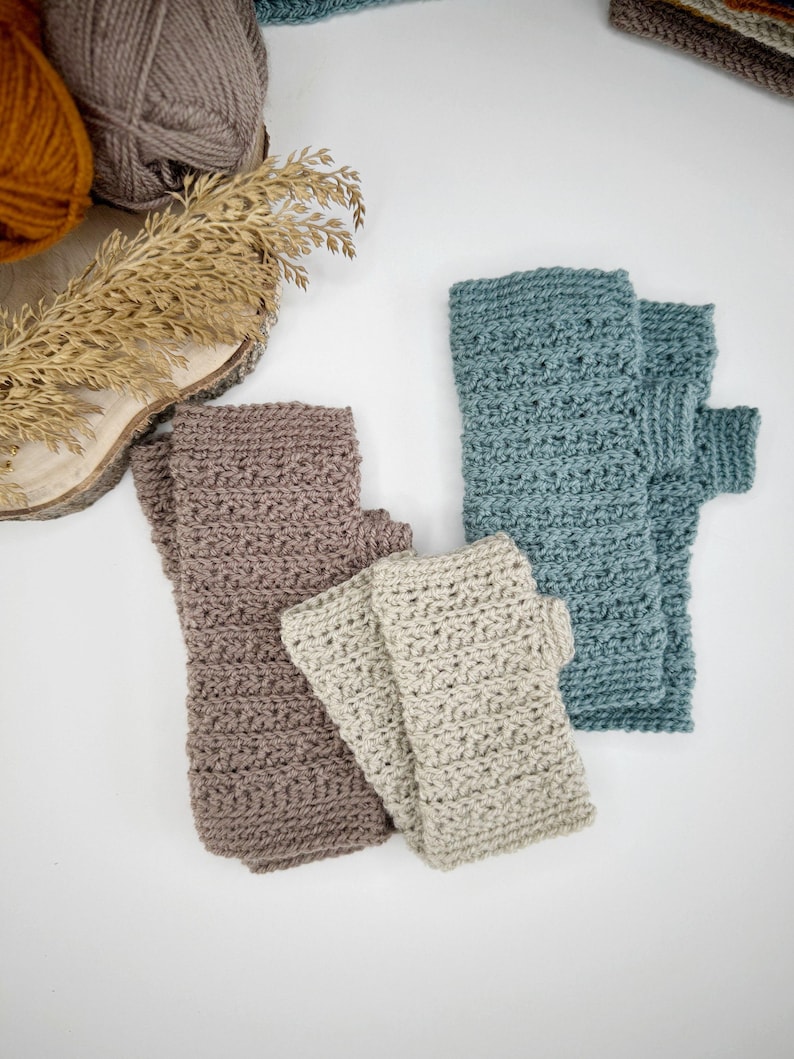 crochet fingerless gloves