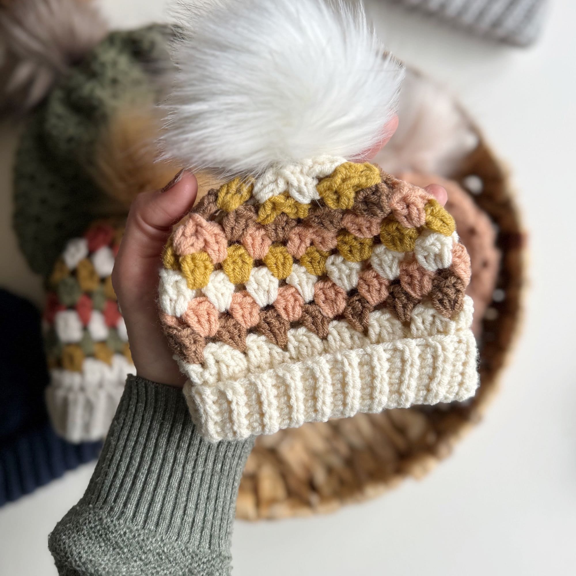 【suduk】Knit square cap Convert Beanie - 12 PACK – 🇺🇸 Choko / Snap-on