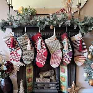 Crochet Christmas Stocking Pattern – 5 Overlay Mosaic Designs | Includes 5 Designs | Written Instructions, Charts & Video Tutorial