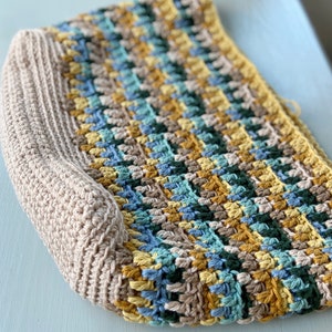 CROCHET PATTERN / Hayden Mosaic Crochet Tote Bag / PDF crochet pattern / Summer crochet bag image 6