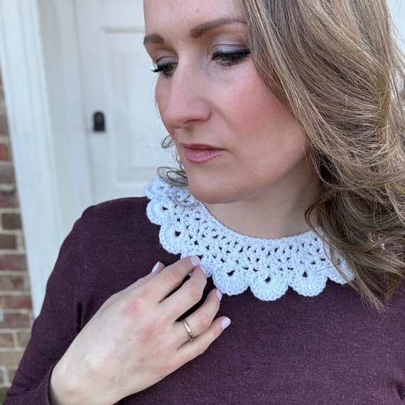 Crochet Collar Pattern - Peter Pan Collar Crochet Pattern
