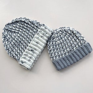 CROCHET PATTERN/ Walcot Beanie / Seamless Chunk Crochet Hat / Winter Crochet Beanie Pattern