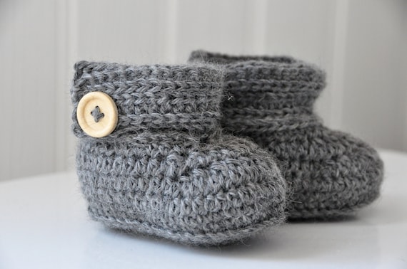 Crochet wrap around best sale booties