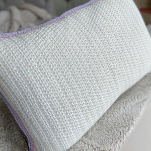 CROCHET PATTERN/ Crochet Floral Granny Square Cushion Pattern / Crochet Pillow Pattern / Crochet Home Decor PDF Pattern image 3