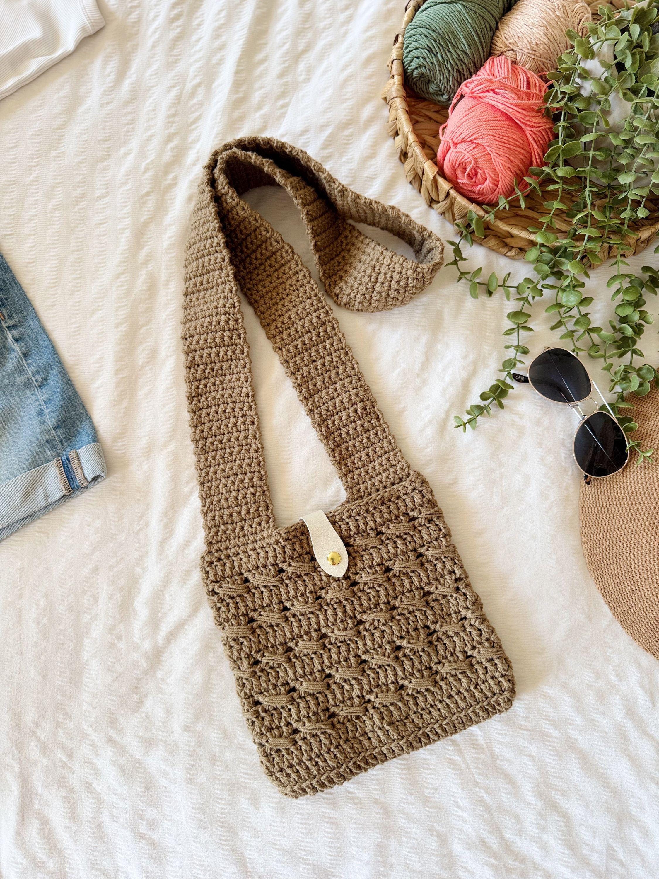 CROCHET PATTERN & VIDEO - Coco Cross Body Bag | Quick, Easy