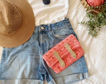 CROCHET PATTERN & VIDEO Coco Clutch Crochet Pattern | Quick,  Easy Purse Bag | Beginner-Friendly Summer Accessory | Pdf Pattern Download
