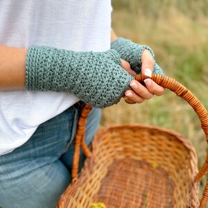 fingerless glove crochet pattern