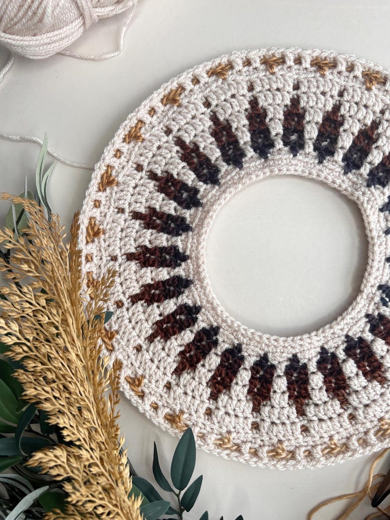 CROCHET PATTERN + VIDEO Starlight Sweater Crochet Pattern | Mosaic Crochet Sweater Pattern | Top Down Yoke Adult Sizes Xs - 5xl immagine 9