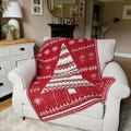 Mosaic Christmas Crochet Blanket Pattern with Tree - 2 Design Options | Includes 4 PDFs | Written Instructions, Charts & Video Tutorial