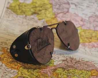 Classic Aviator Side Shields Silver Copenhagen