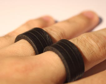 Black Leather Ring Norway